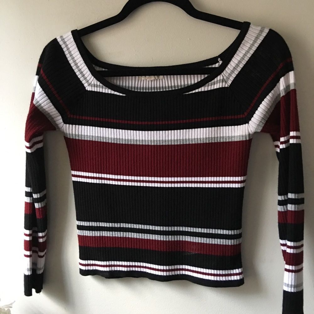 Right Long Sleeve Cropped Shirt -pacsun